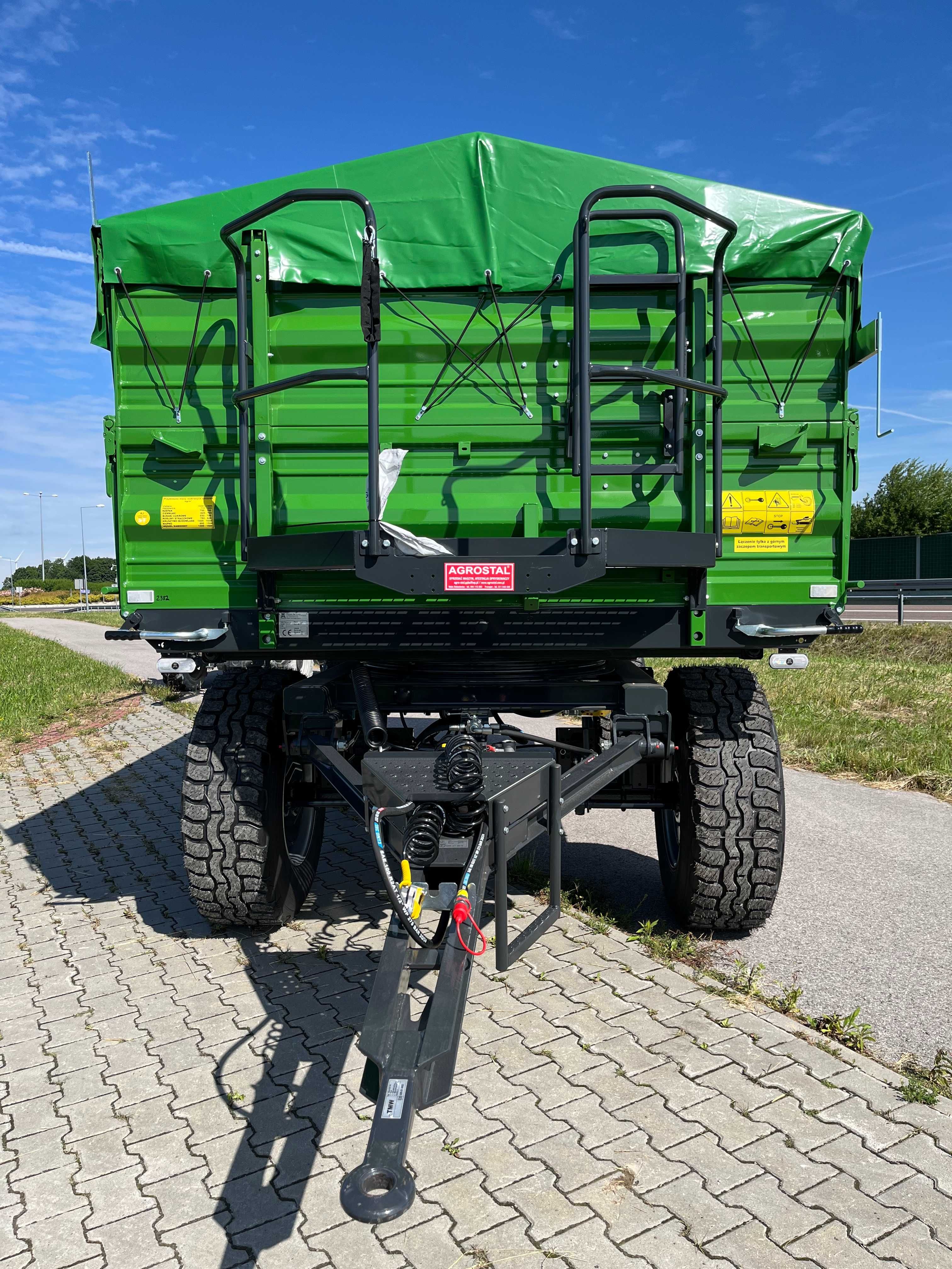 Dwu-osiowa przyczepa 10 TON PRONAR PT610 PALETOWA
