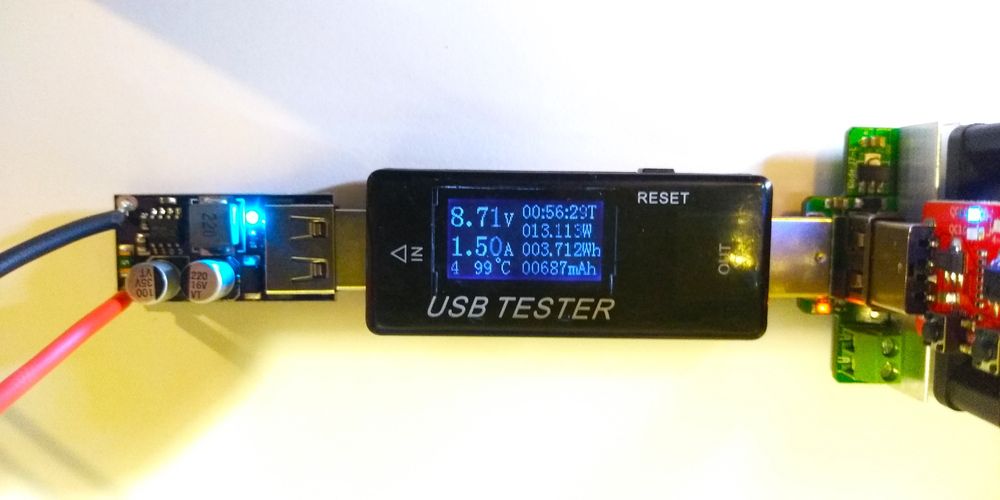 DC понижающий преобразователь 10-32В до QC3.0 5/9/12V/DC модуль в авто