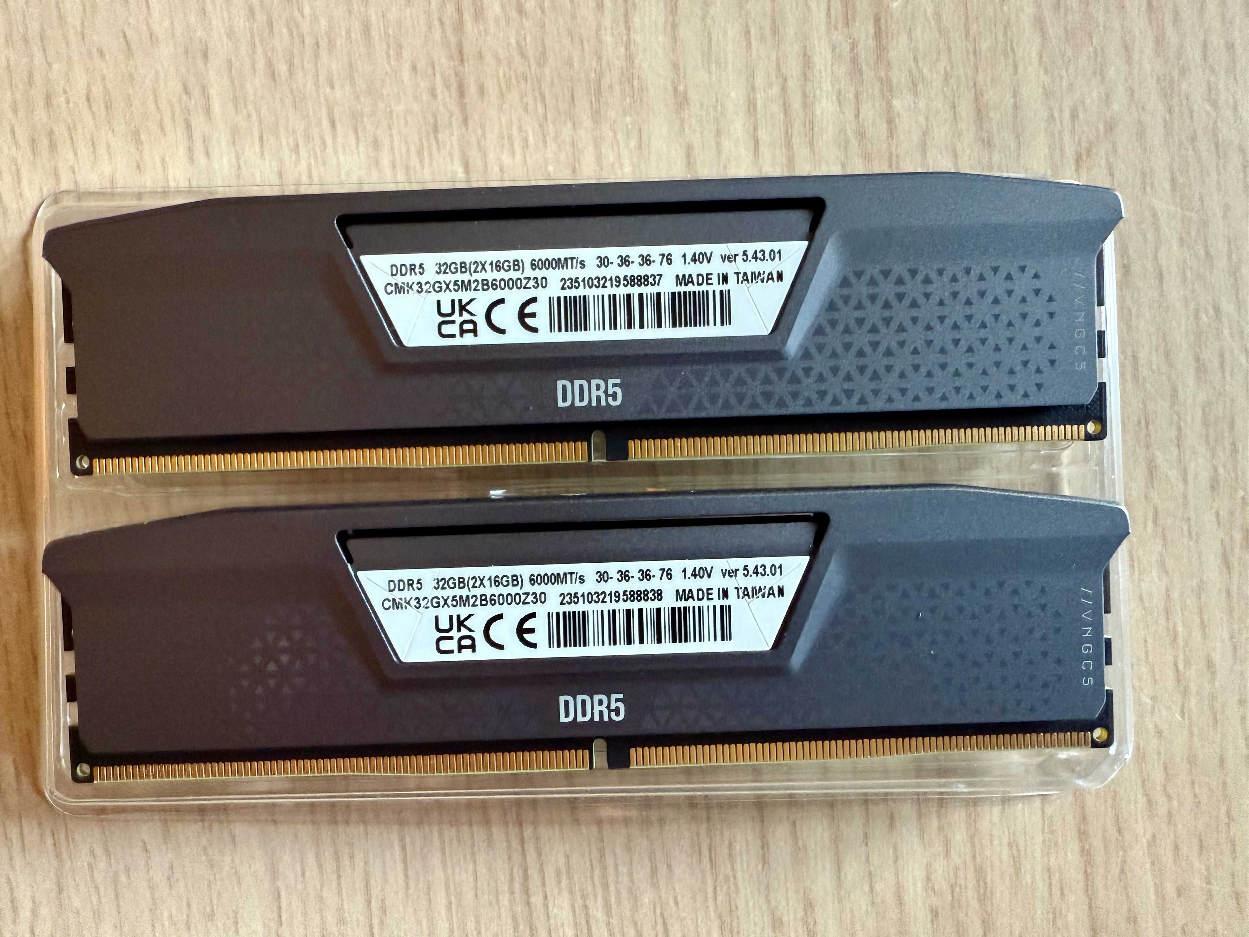 Corsair Vengeance DDR5 32GB 6000Mhz CL30 RAM - v5.43.01