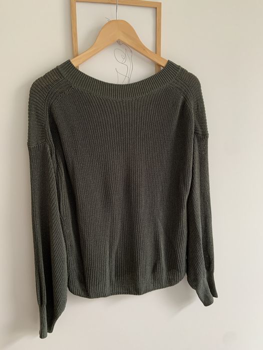 Sweter premium Massimo Dutti rozmiar XS khaki