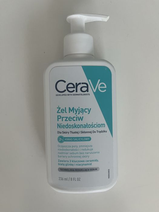 Żel do mycia twarzy CeraVe na tradzik