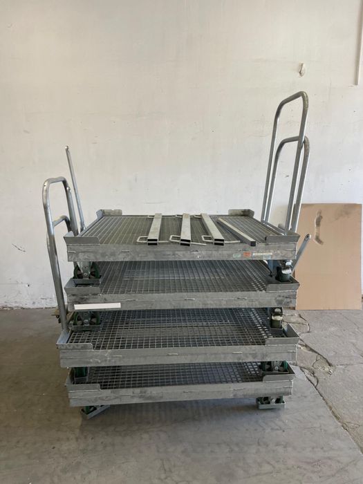 Profesjonalne wozki platformowe o duzej wytrzymalosci Cena za całość