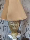 Lampa stojąca z kloszem