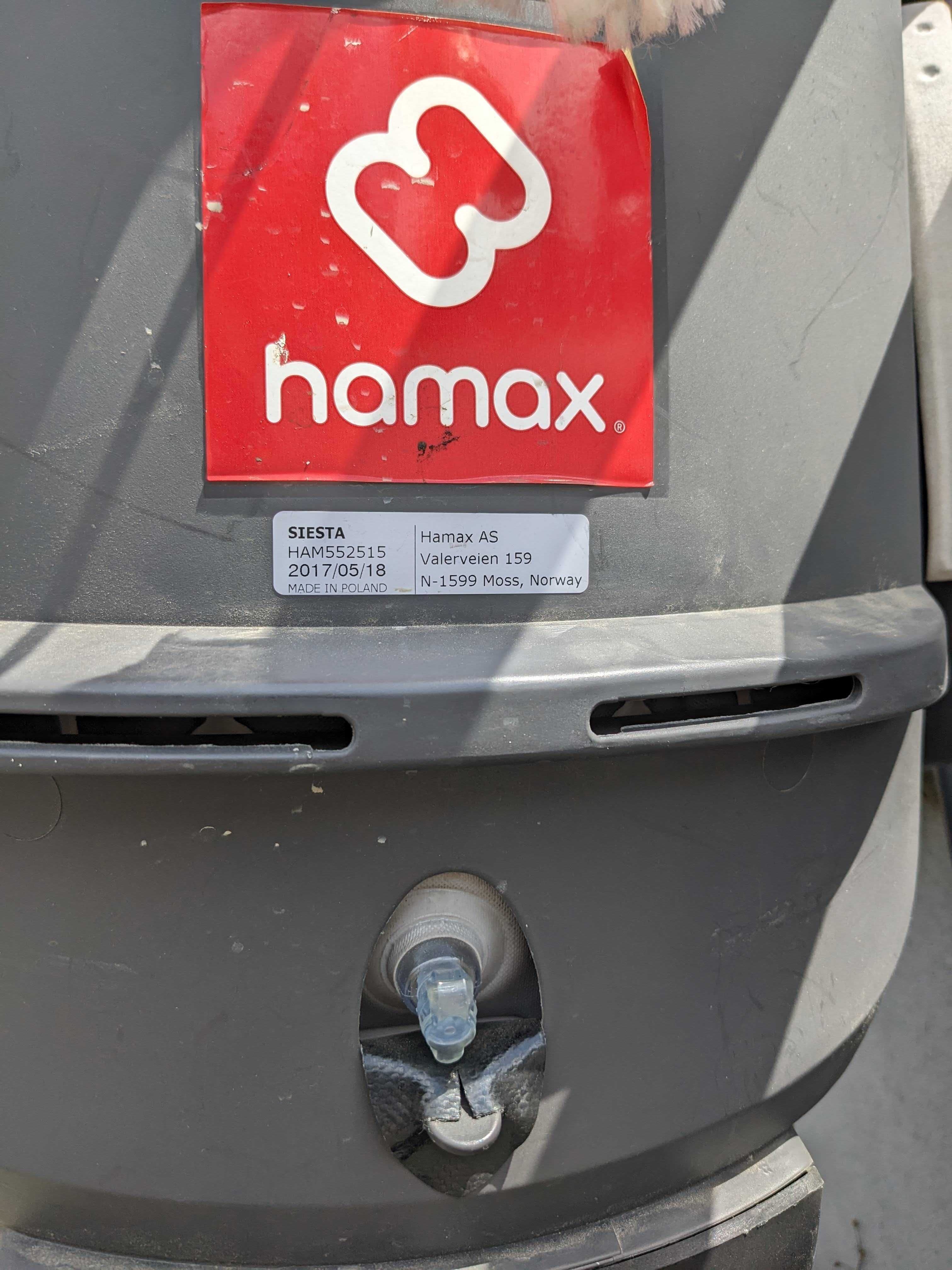Hamax siesta premium odchylany pompowane siedzisko