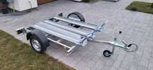 Wynajmę przyczepę motocyklową DMC 650kg