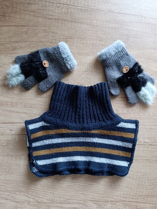 Рукавиці, перчаткі, манішка, 2-3 роки