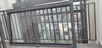 aluminiowe okno balkonowe