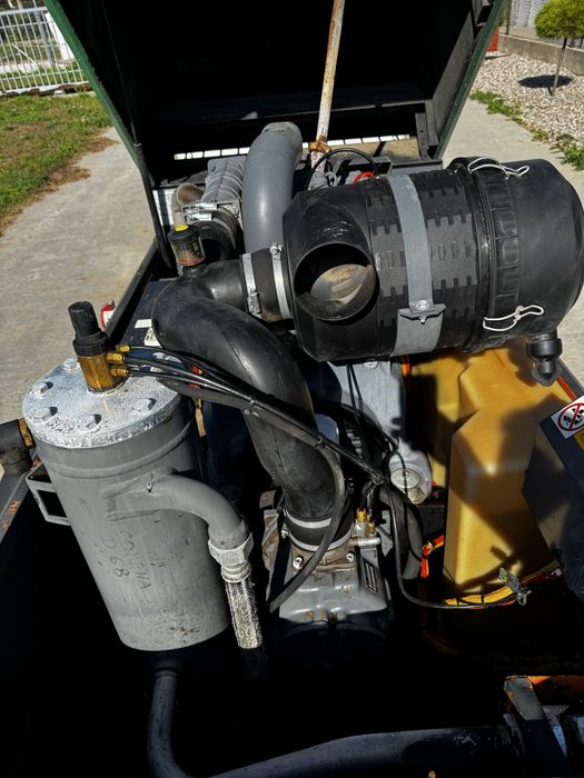 Kompresor srubowy irmair Atlas copco zestaw do piaskowania