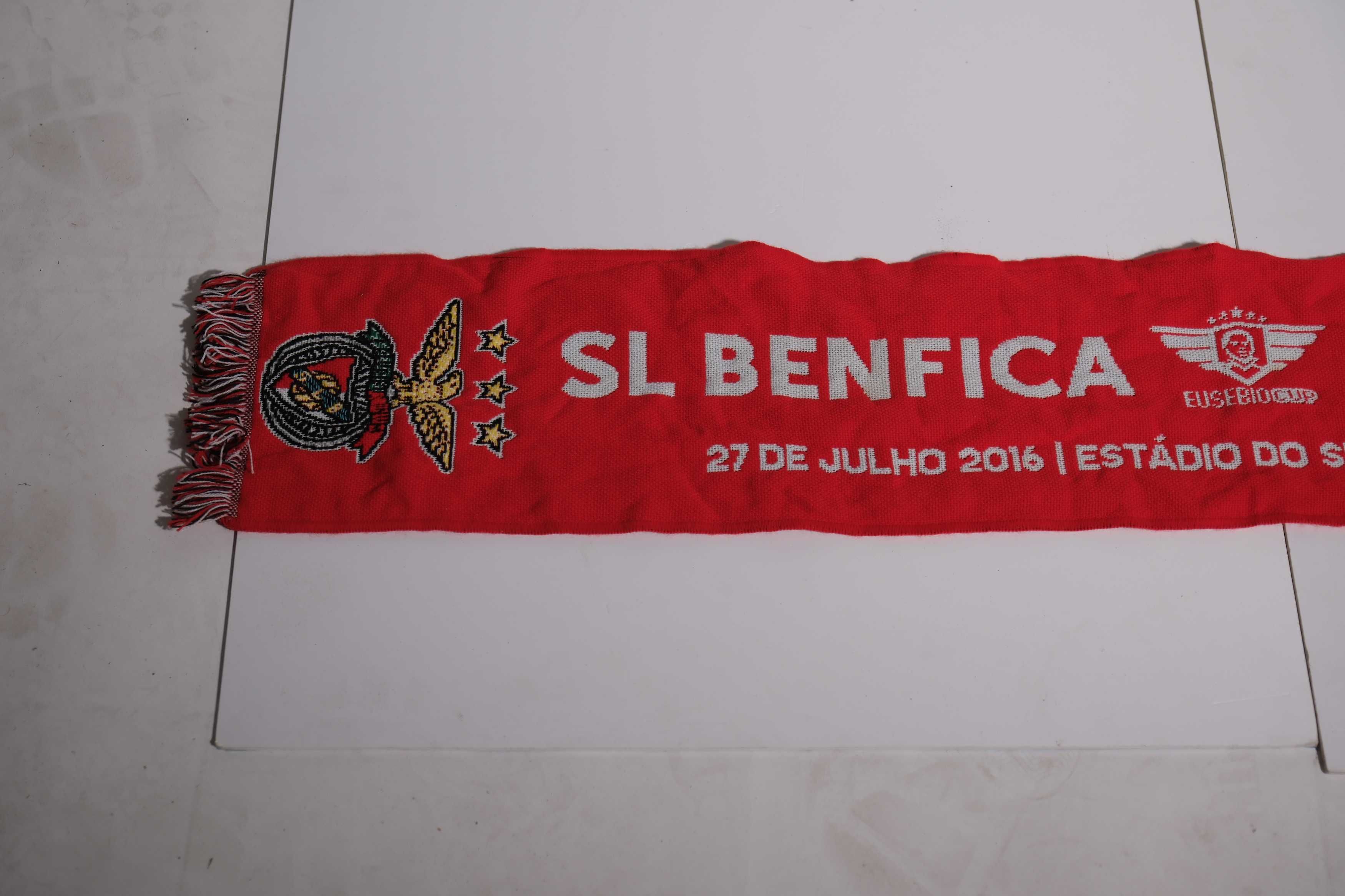 Cachecol SL Benfica vs Torino FC - Jogo Eusebio Cup 2016