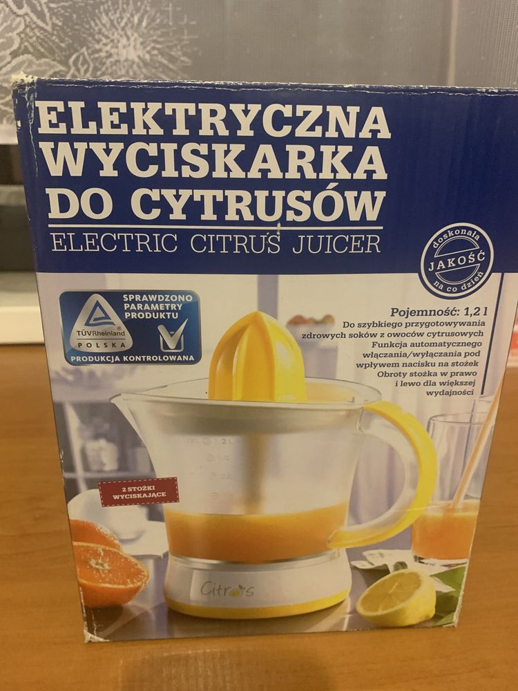 Elektryczna wyciskarka do cytrusów cytryny pomaranczy dzbanek 1,2L