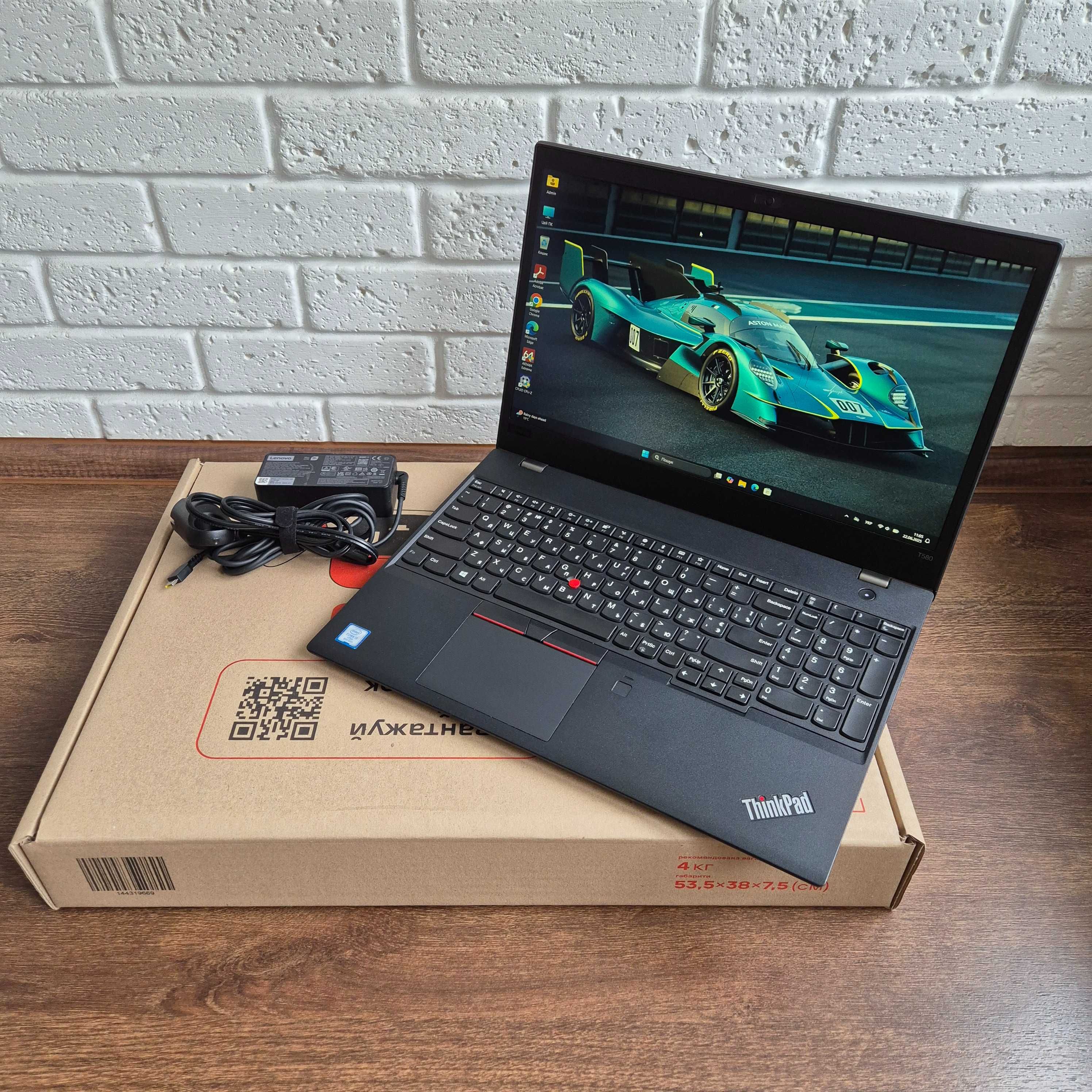 Ноутбук Lenovo ThinkPad T580 | 16 GB | 15.6 touch | i5-8350U | 256 SSD