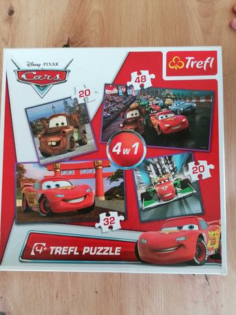 Puzzle Trefl 4+ Cars Disney Pożar, 4w1