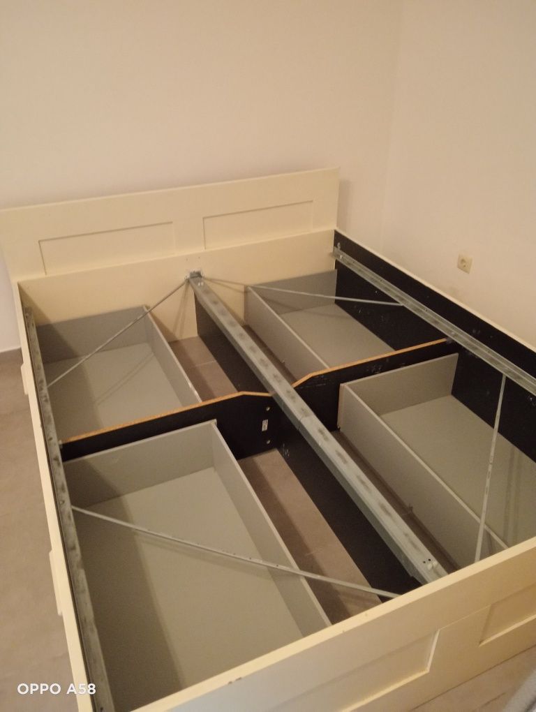Vendo cama 160×200 IKEA com arrumação+colchão