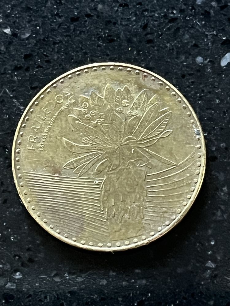 Moeda de 100 pesos da Colombia 2017