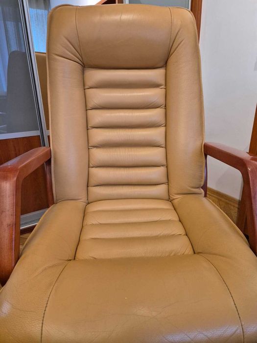 Fotel Biurowy Skórzany