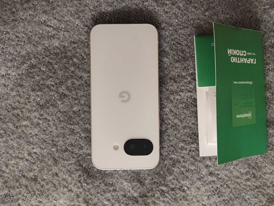 Google Pixel 9a, 128 Porcelain White, Global