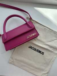 Рожева жіноча сумка jacquemus le chiquito long