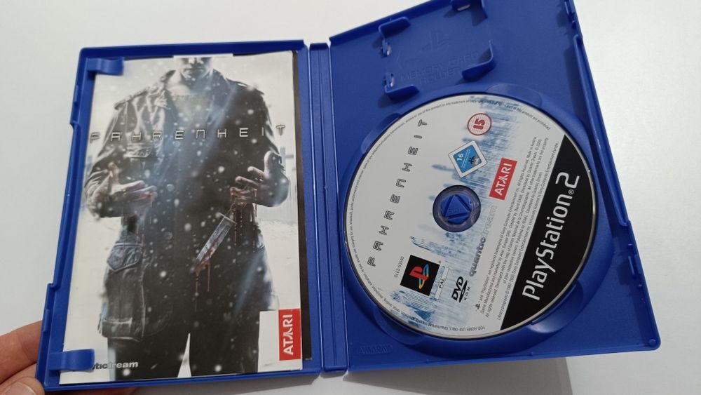 Fahrenheit PS2 PlayStation Indigo