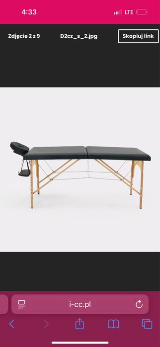 Łóżko Kosmetyczne - do masazu/stylizacji rzes