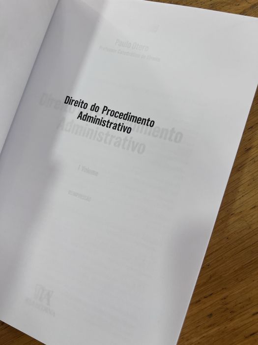 Livro Direito do Procedimento Administrativo - Paulo Otero - NOVO