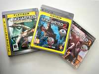 Trylogia gier Uncharted 1, 2, 3 na PS3