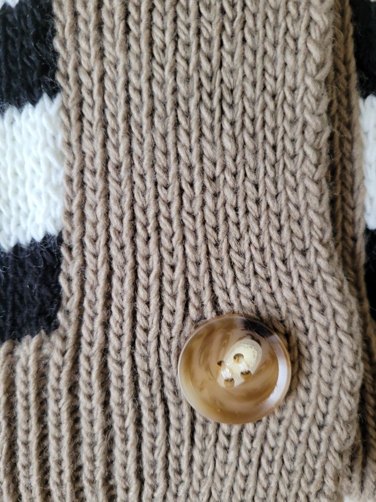 Sweter w paski Włoski produkt Nova