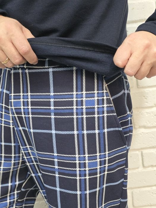 Тепла чоловіча піжама 44-54р, пижама для подростка, теплая мужская пиж