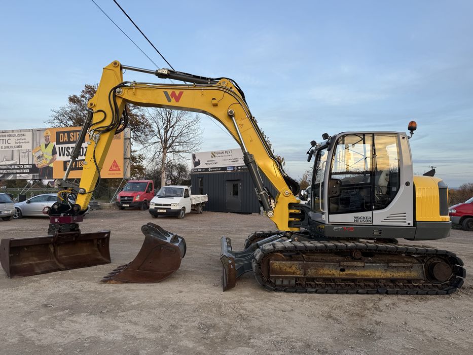 Minikoparka Wacker Neuson ET 145 Rototilt HOLP z Niemiec 15ton