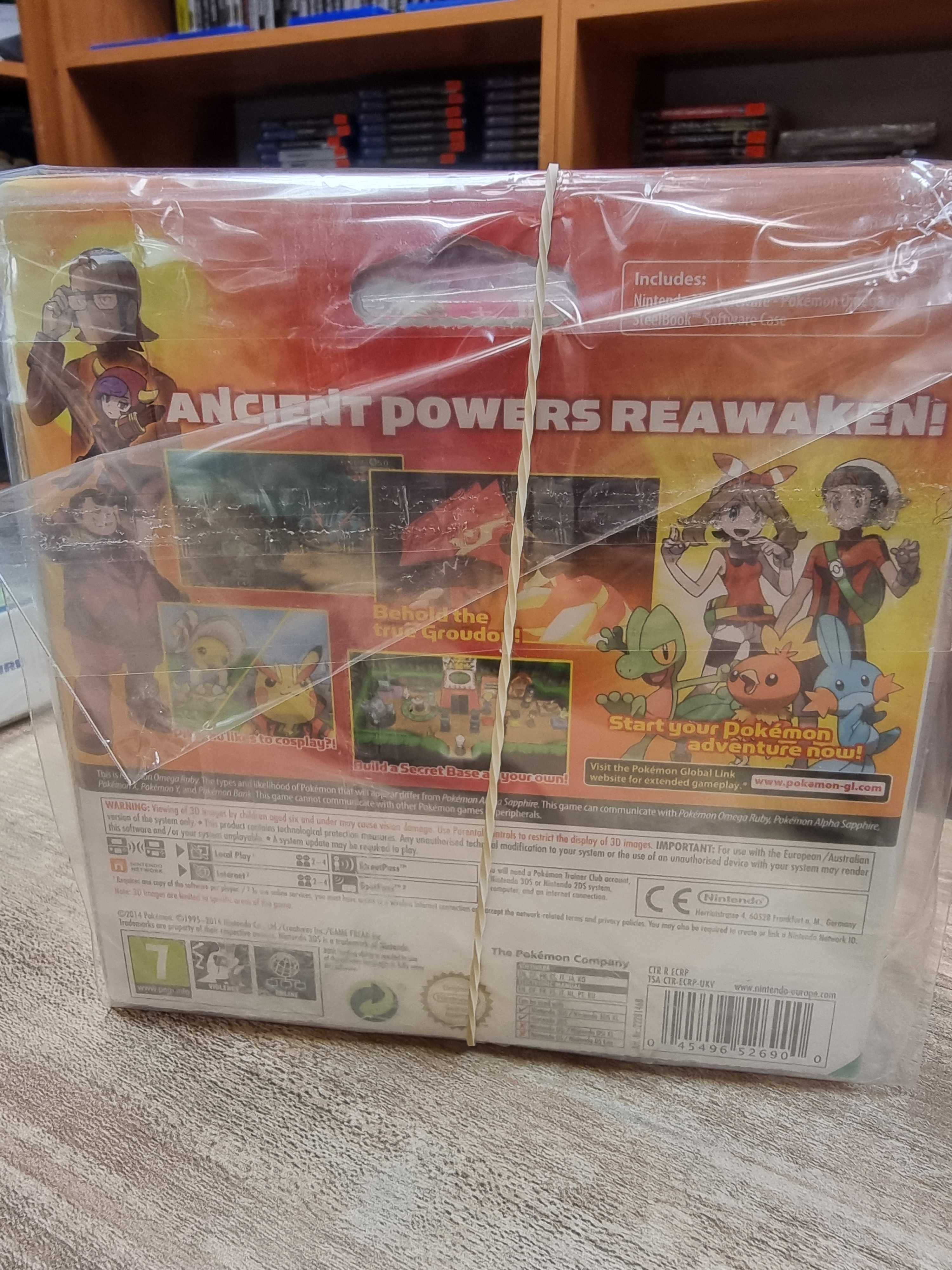 POKEMON Omega Ruby 3DS Limited Edition+Figurka NOWE UNIKAT