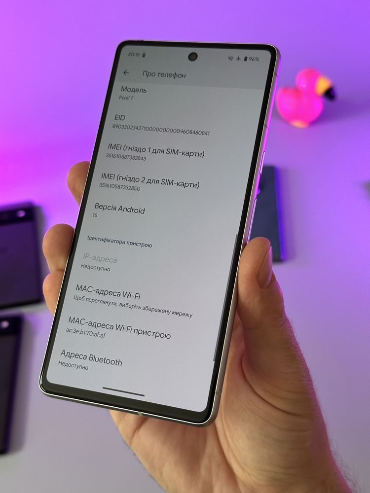Як НОВЕ google pixel 7 128gb 70 циклів neverlock