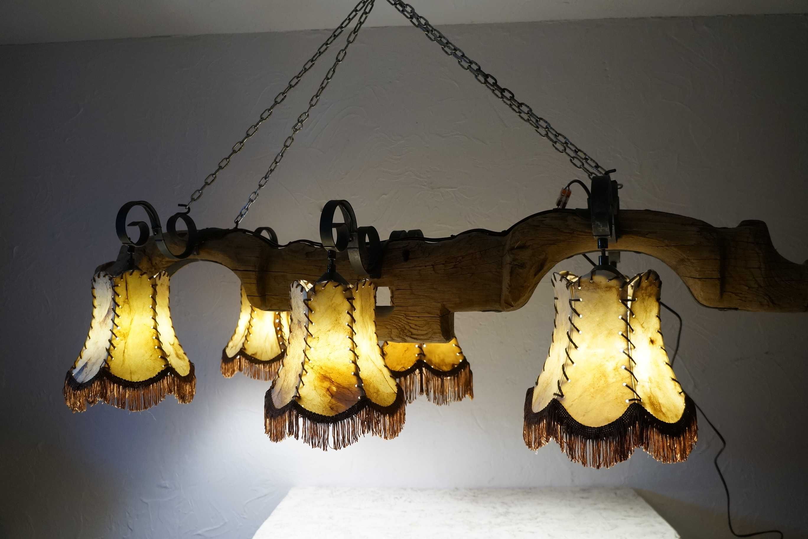 Stara Lampa Żyrandol kuty