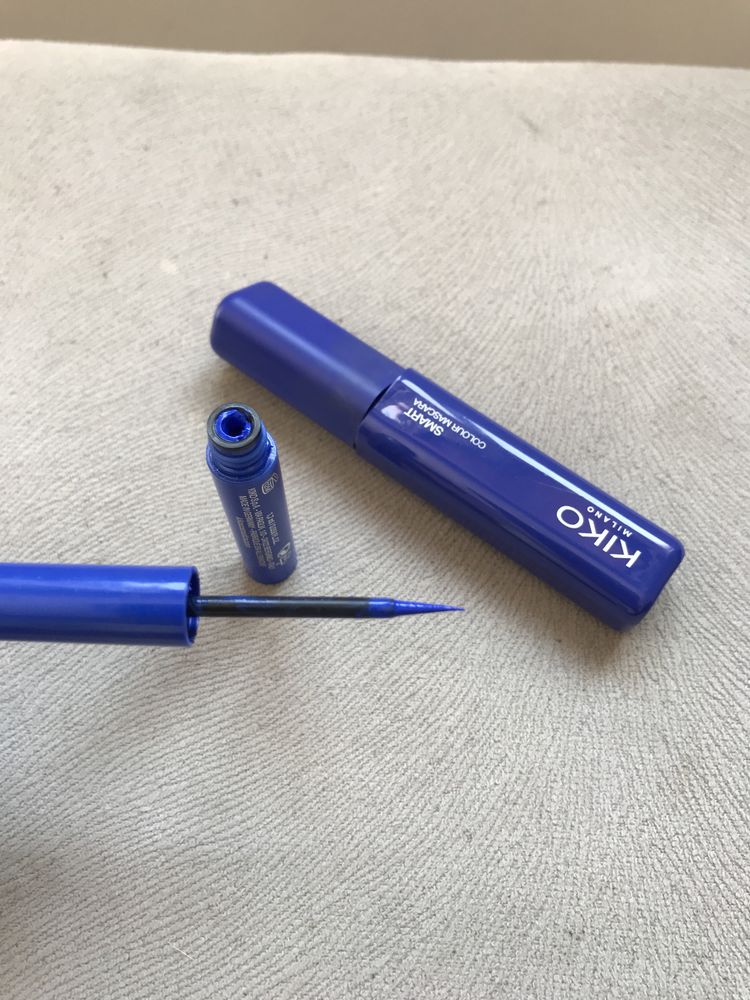 Rímel azul e rosa + eyeliner azul Kiko NOVOS