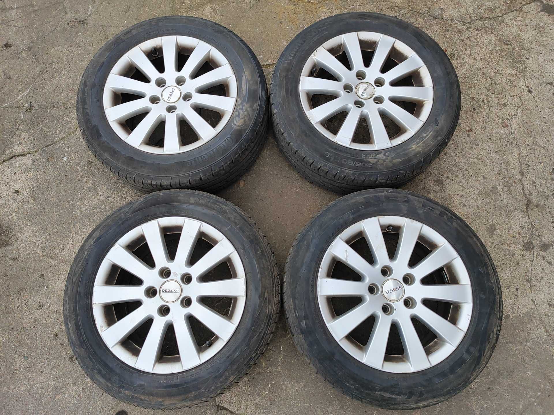 Alufelgi 16" Volkswagen Audi Skoda Seat 5x112 ET45 opony 205/60/16