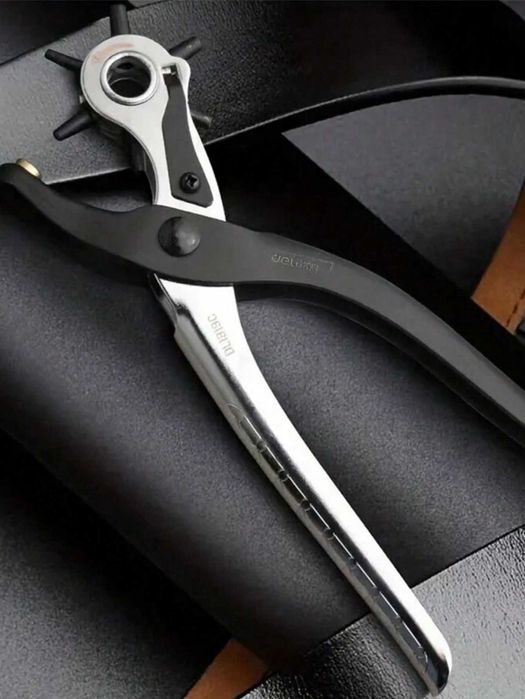 Дырокол Deli револьверный для кожи DL1919C 2, 2,5, 3, 3,5, 4, 4,5мм