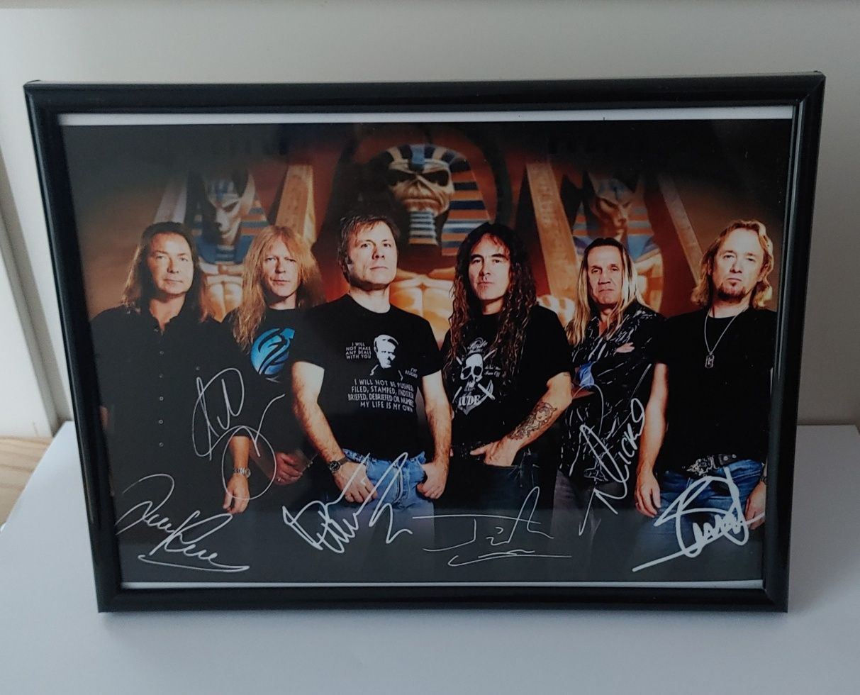 Iron Maiden - Foto z Autografami