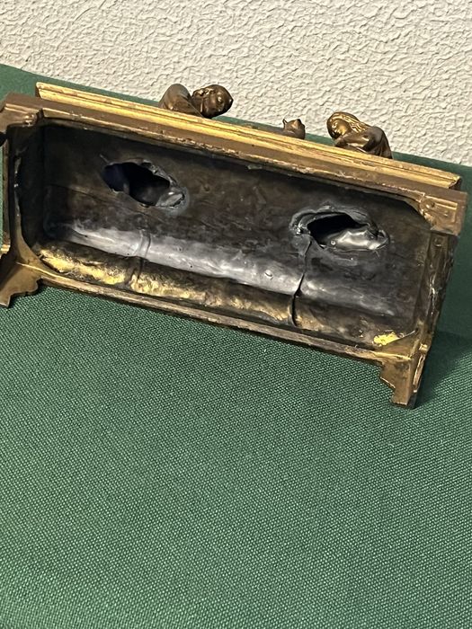 Presépio antigo em bronze peça colecionável como nas fotos