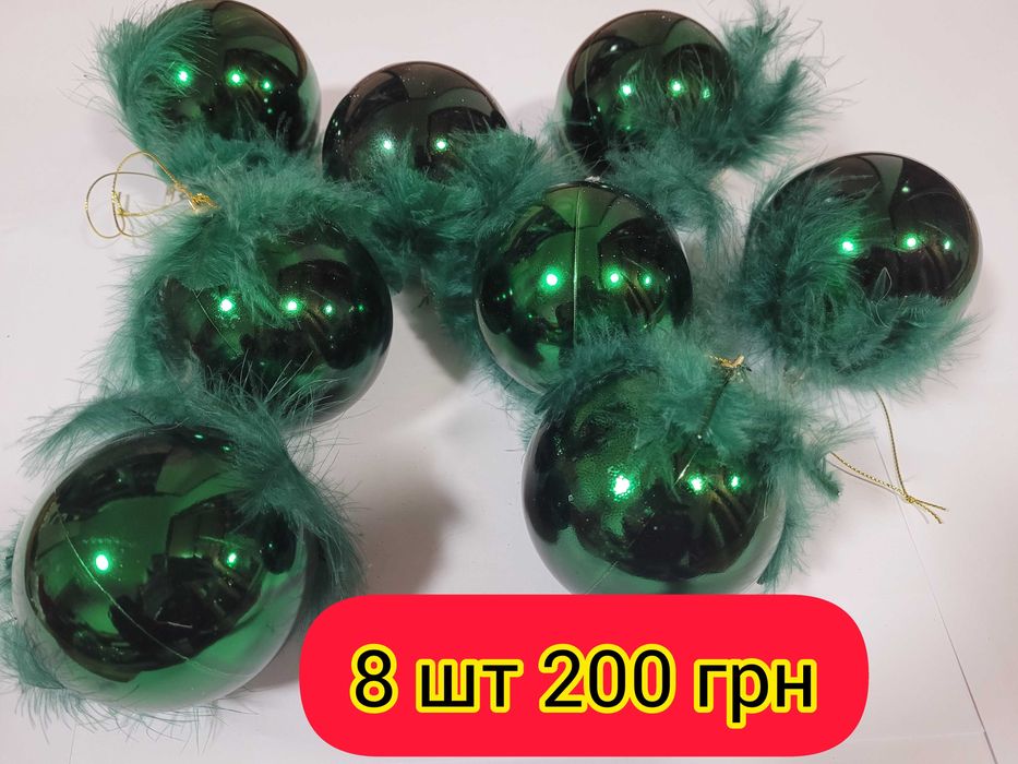 Новорічні Іграшки та гірлянди