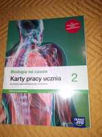 Biologia na czasie 2 Karty pracy ucznia liceum technikum zakres podst.