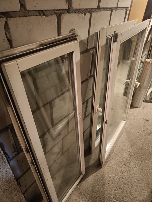 Okna drewniane z demontażu