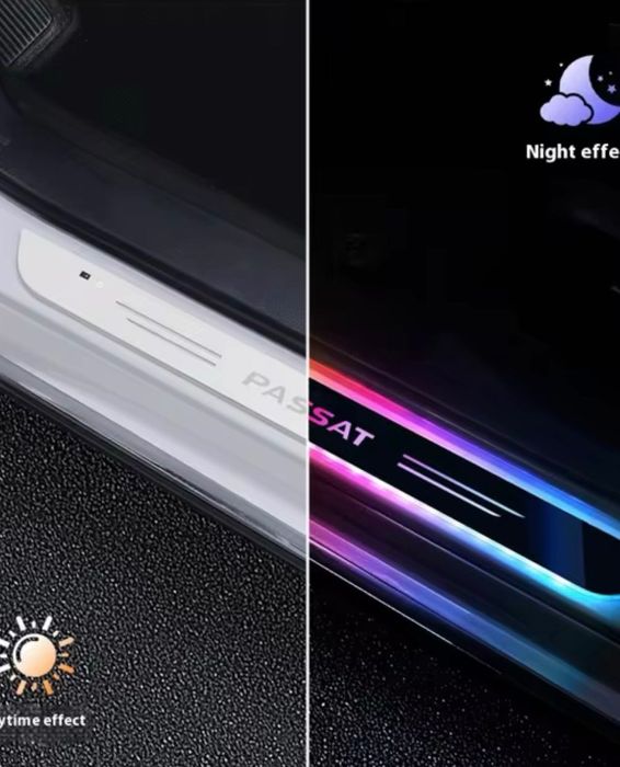 Світлодіодний поріг на двері авто Volkswagen Passat B5, B6, B7