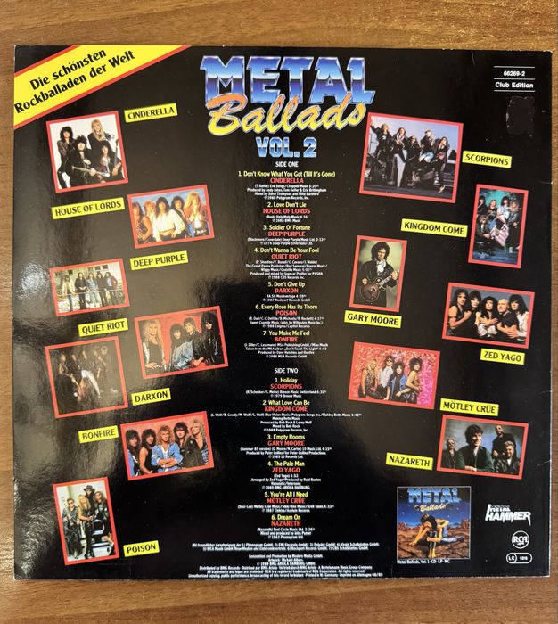 Збірки. Various – Metal Ballads 1,2,3, суперстан