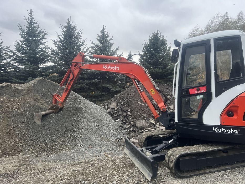 Minikoparka koparka kubota kx101 komatsu LONG 3.6 tony 3 yanmar