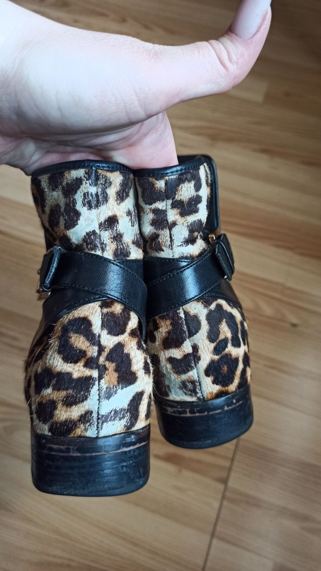 Skórzane botki Michael Kors 40