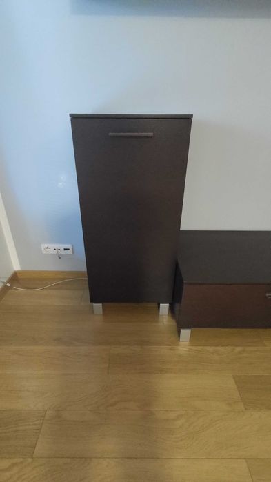 Szafka BRW RESET - kolor wenge - naturalny fornir