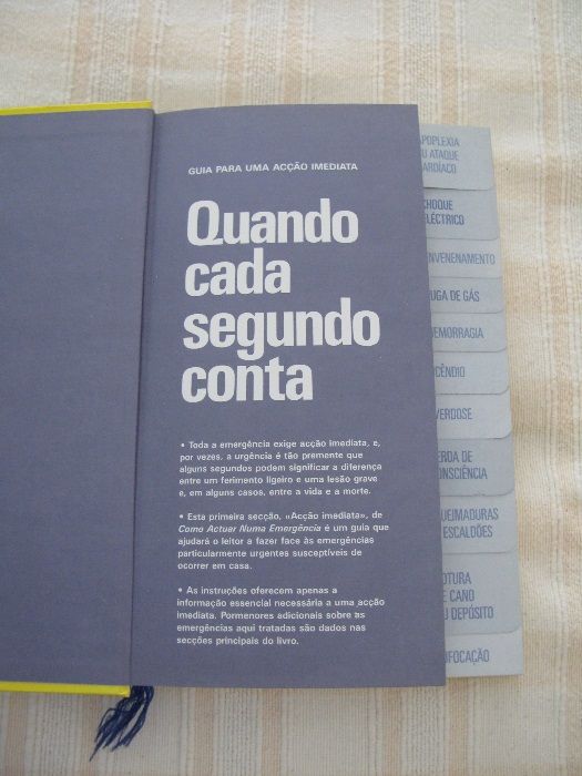 Livro “Como actuar numa emergência”