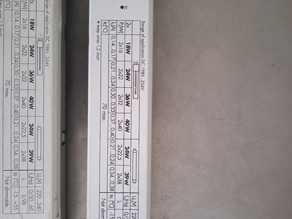 Лампи, наконечники Т5,  балласт ELXc 240.863 T5