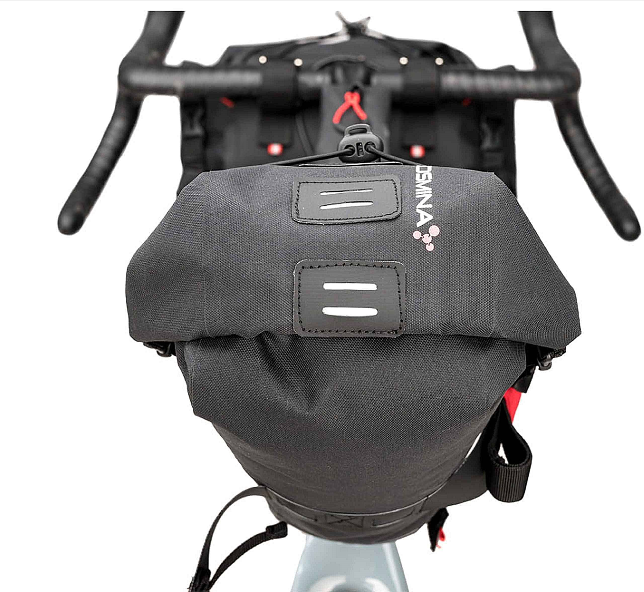 GEOSMINA Small SEAT BAG Black Torba BIKEPACKING 10L Wodoszczelna