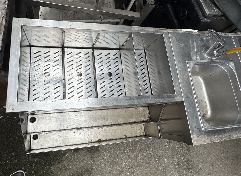 Станція бармена з мийкою робоче місце 200х600