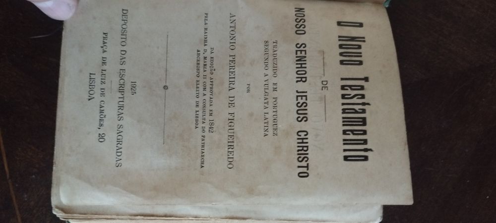 Antonio pereira e Figueiredo o novo testamento  1925