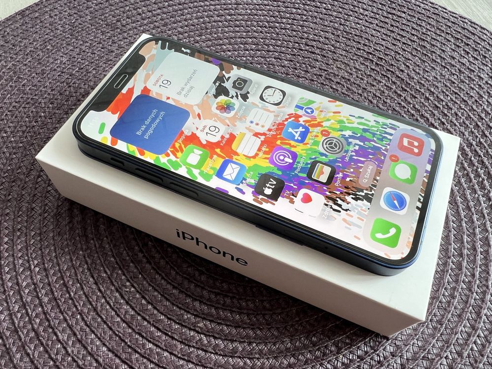 Idealny iPhone 12 mini 64 GB BLUE w PERFEKCYJNYM stanie!